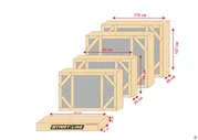 Теннисный стол START LINE City Strong Outdoor 60 мм (бетон), с сеткой