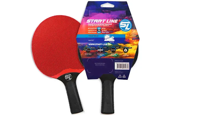 Ракетка Start Line Plastic red