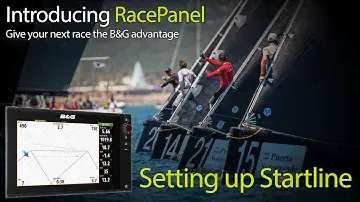 B&G RacePanel - Setting up a Start Line