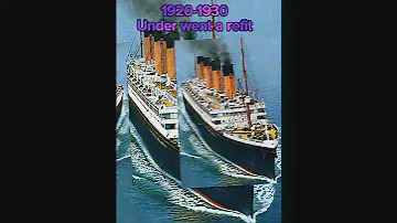 Evolution Of the RMS Olympic🇬🇧 { Remake } [ Credits to @Blue-Star-Line at the troop ship] #edit