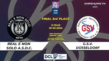 Futsal 2024 | Men | FINAL 3rd PLACE | GAME 47 | REAL E NON SOLO A.S.D.C. vs C.S.V. DÜSSELDORF